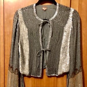 Hand made sequined jacket